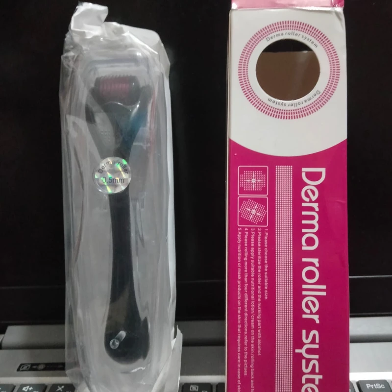 DRS Derma Roller 540 Pins Medical Grade Skin Care Microneedling Face Roller Dermaroller For Skin Rejuvenation And Hair Growth