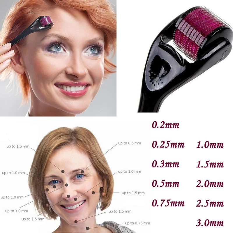 DRS Derma Roller 540 Pins Medical Grade Skin Care Microneedling Face Roller Dermaroller For Skin Rejuvenation And Hair Growth - Image 5