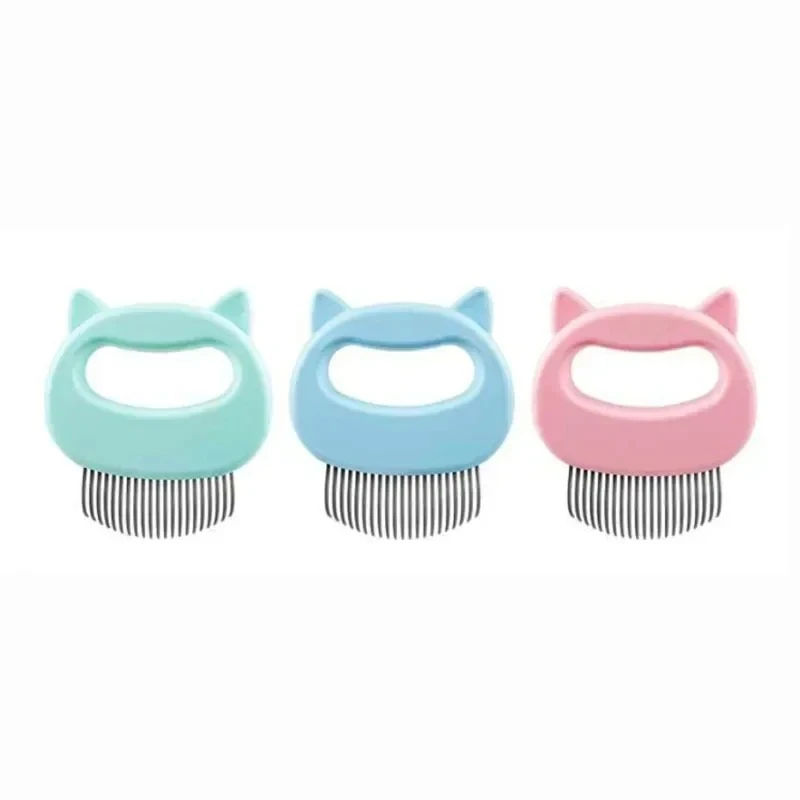 Cat Grooming Brush Massager Tool Adoreable Cat Comb Hire Romover Clearner for Kitten Cats Pet Products - Image 3