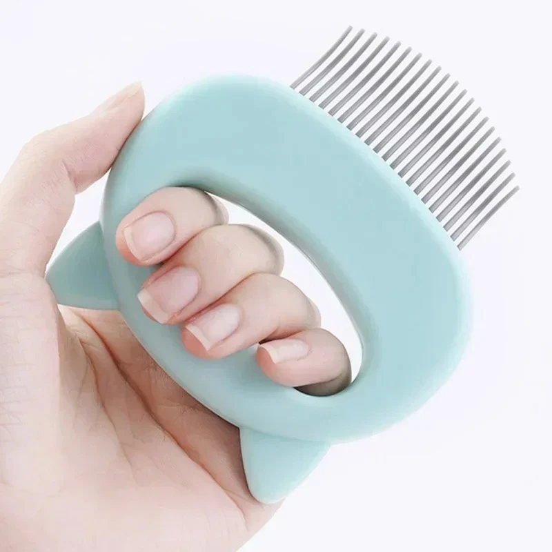 Cat Grooming Brush Massager Tool Adoreable Cat Comb Hire Romover Clearner for Kitten Cats Pet Products - Image 7