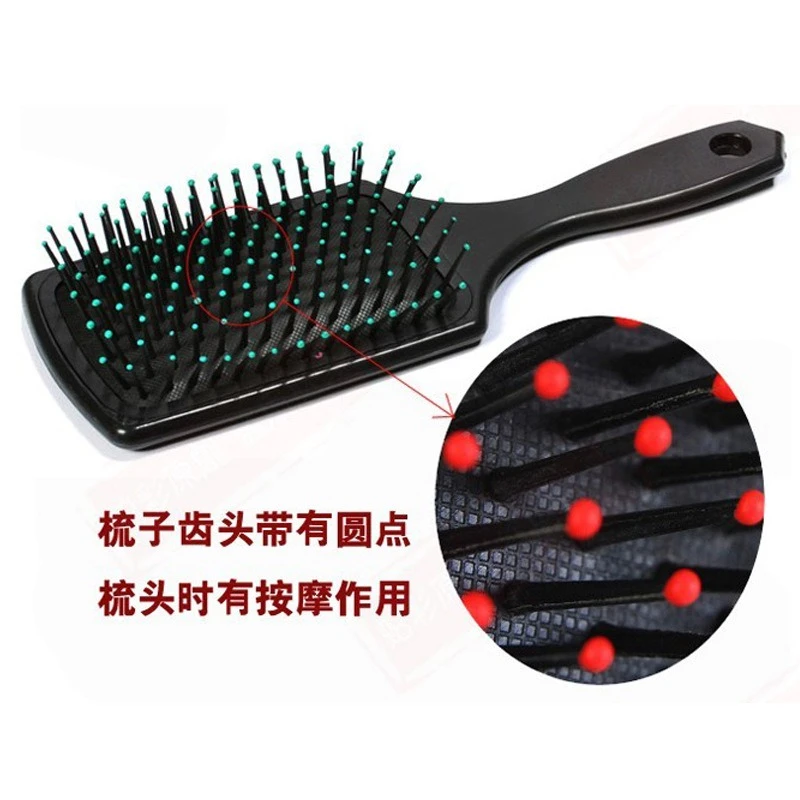 Cute Large Hair Brush Massage Comb Shower Wet Detangle Hair Brush Salon Hair Styling Tools For Women - Image 6