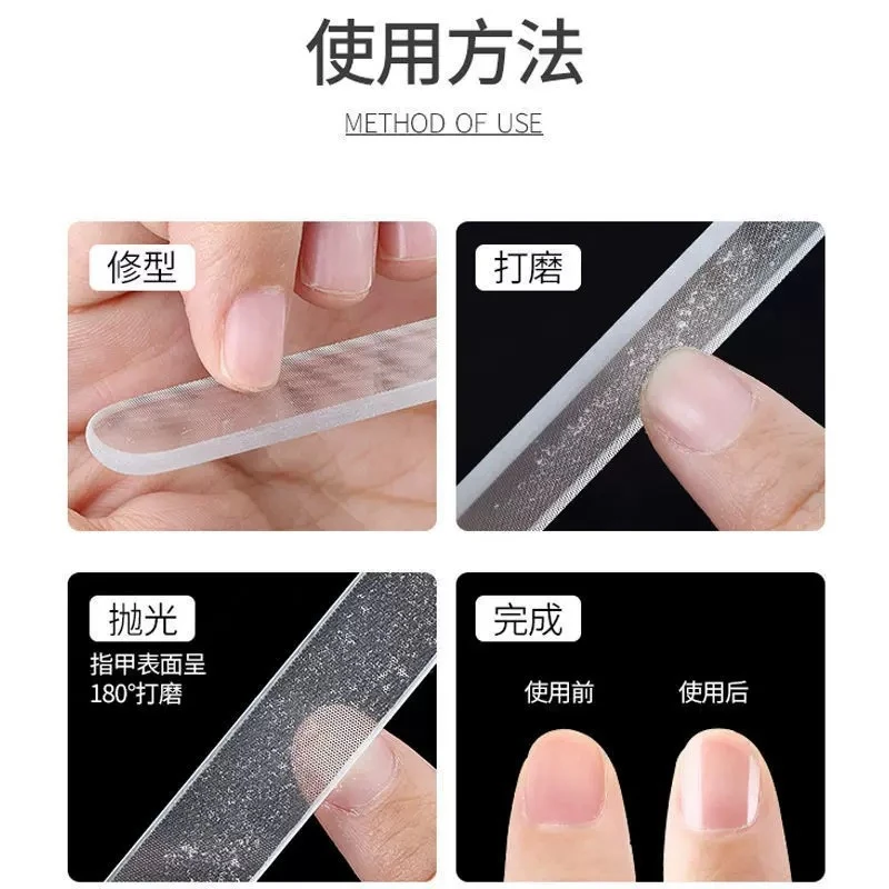 Nano Glass Nail Files Buffer Crystal Transparent Sanding Polishing Grinding Nail Block Durable Pedicure File Nail Art Tool - Image 5