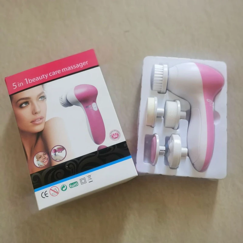 5 in 1 Facial Cleansing Brush Electric Face Wash (Without Bettary) - Image 5