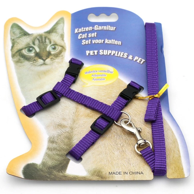 Cat Harness Leash Collar Set Adjustable Cartoon Bee Double Layer Dog Harness for Small Medium Pet Collar Leash Outdoor Walking Cat Harness Leash Collar Set Adjustable Cartoon Bee Double Layer Dog Harness for Small Medium Pet Collar Leash Outdoor Walking - Image 3