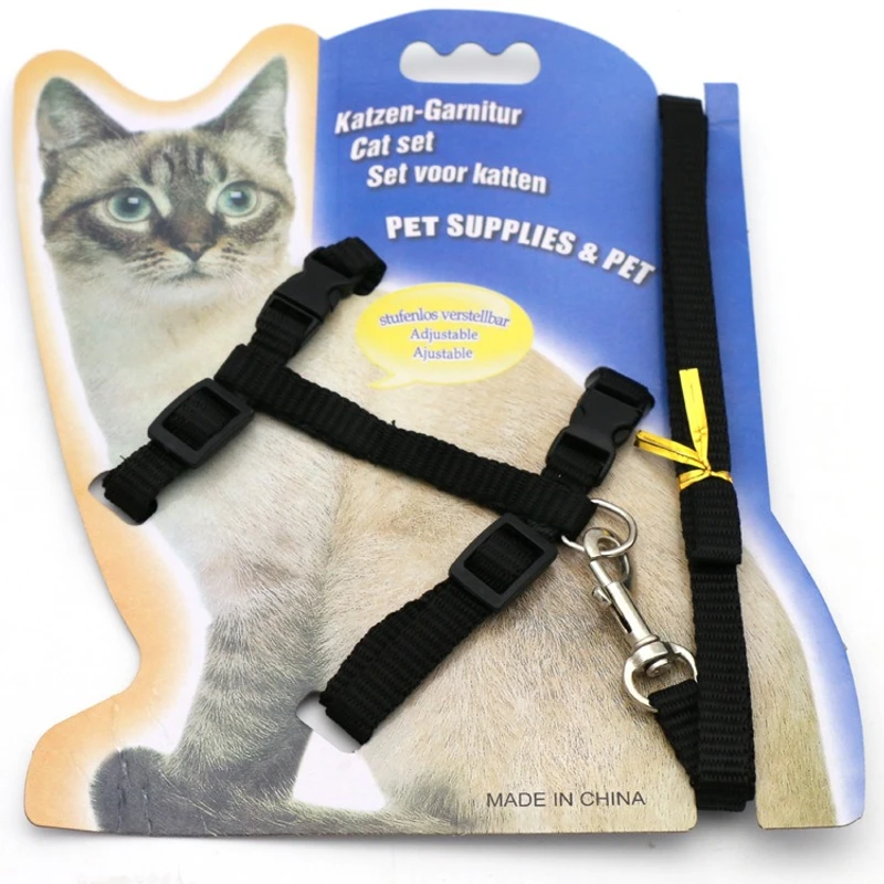 Cat Harness Leash Collar Set Adjustable Cartoon Bee Double Layer Dog Harness for Small Medium Pet Collar Leash Outdoor Walking Cat Harness Leash Collar Set Adjustable Cartoon Bee Double Layer Dog Harness for Small Medium Pet Collar Leash Outdoor Walking - Image 6