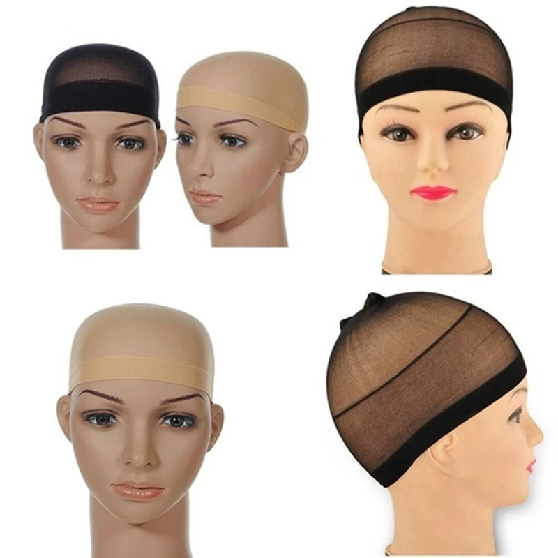 4pcs Light Weight Stocking Wig Caps Nylon Stretchy Wig Caps for Women blonde lace front wigs hair cap