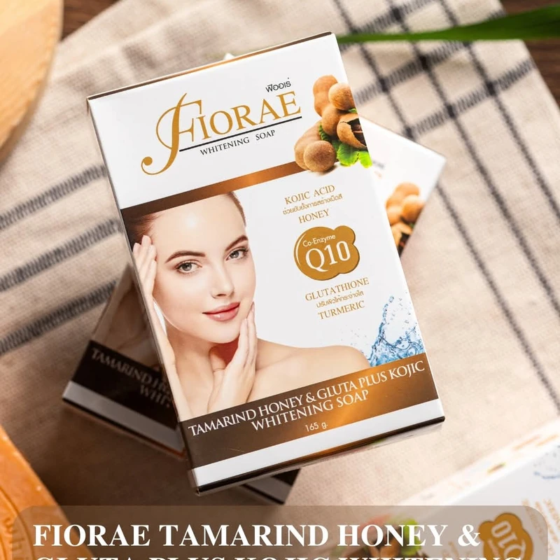 Fiorae 7 Days Papaya & Gluta Plus Kojic Whitening Soap 165g