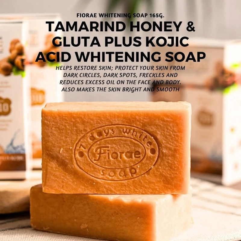 Fiorae 7 Days Papaya & Gluta Plus Kojic Whitening Soap 165g