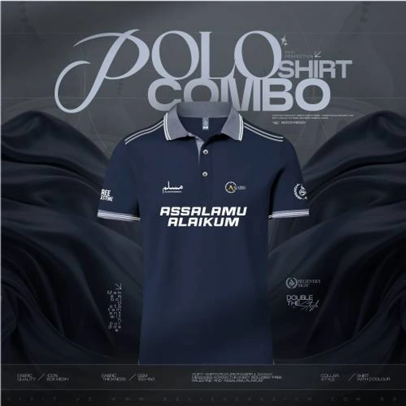 Dawah Polo Shirt 2pcs Combo - Image 3