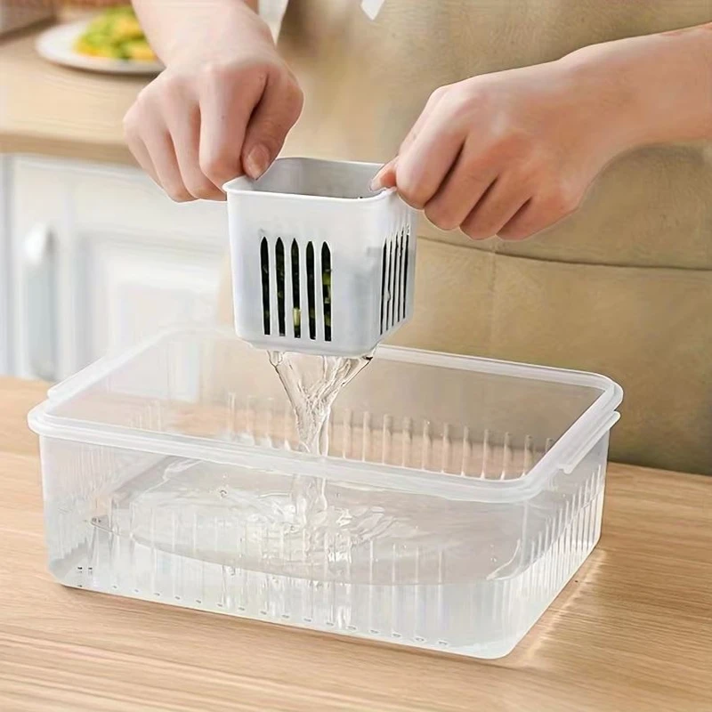 6 Grid Fridge Storage Box Container - Image 3