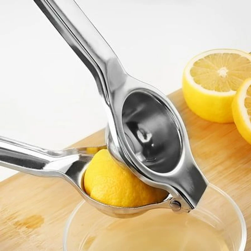 Manual Press Stainless Steel Handheld Lemon Juicer