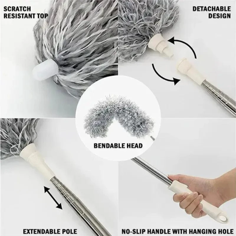 Household Microfiber Duster Cleaner| ৯ ফিট - Image 3