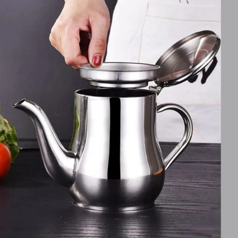 Multipurpose Stainless Steel Oil Pot - Image 4