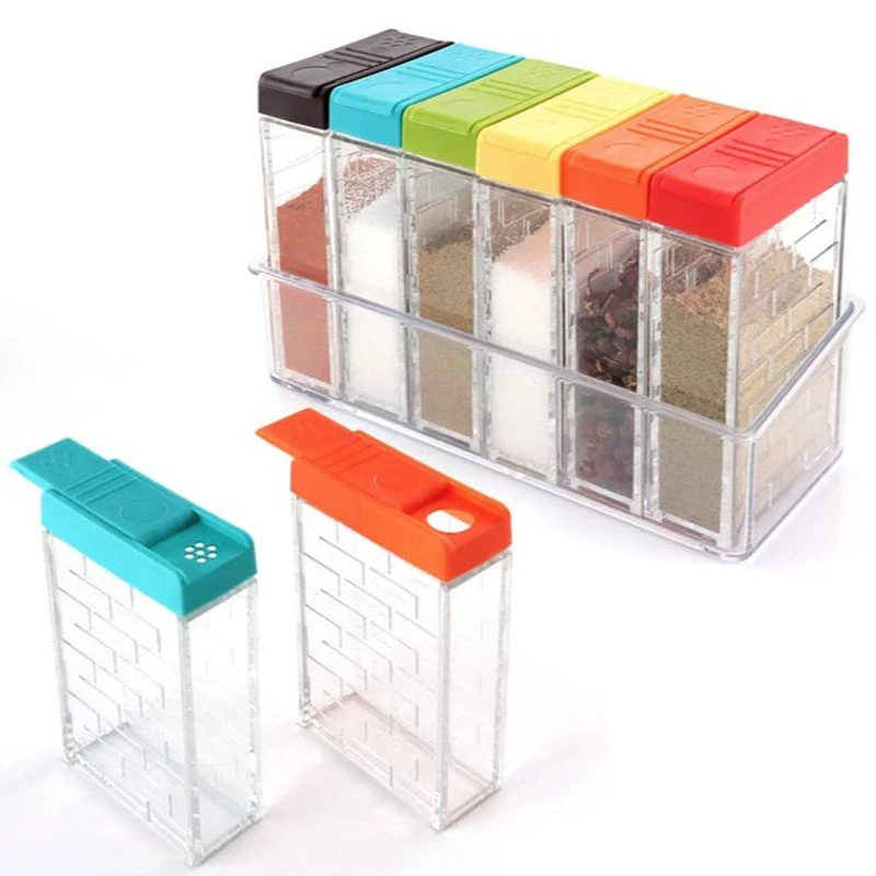 6pcs Set Spice Jars - Image 3