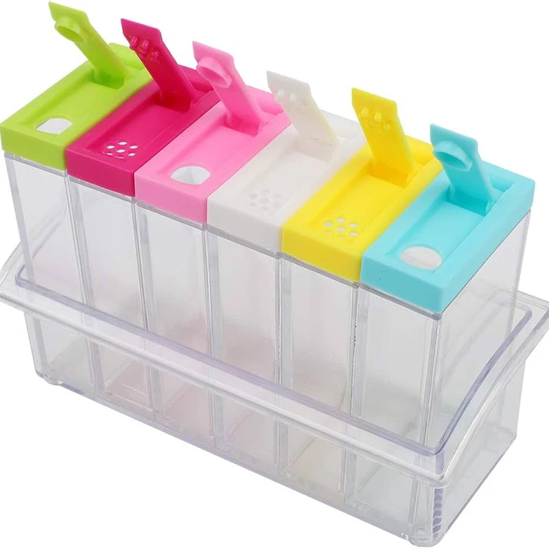 Unique Multinational Shelf & Six Pies Set Spice Box Kitchen Combo - Image 5