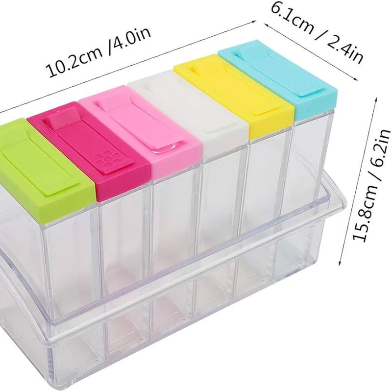 6pcs Set Spice Jars - Image 3