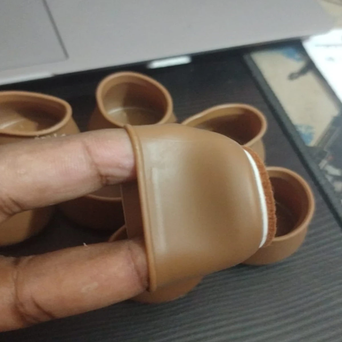 24 pcs Chair Leg Floor Protectors Felt Bottom Furniture Silicone Leg Caps, Chair Leg Covers - Image 3