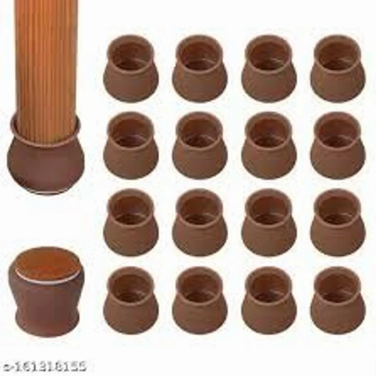 24 pcs Chair Leg Floor Protectors Felt Bottom Furniture Silicone Leg Caps, Chair Leg Covers - Image 5