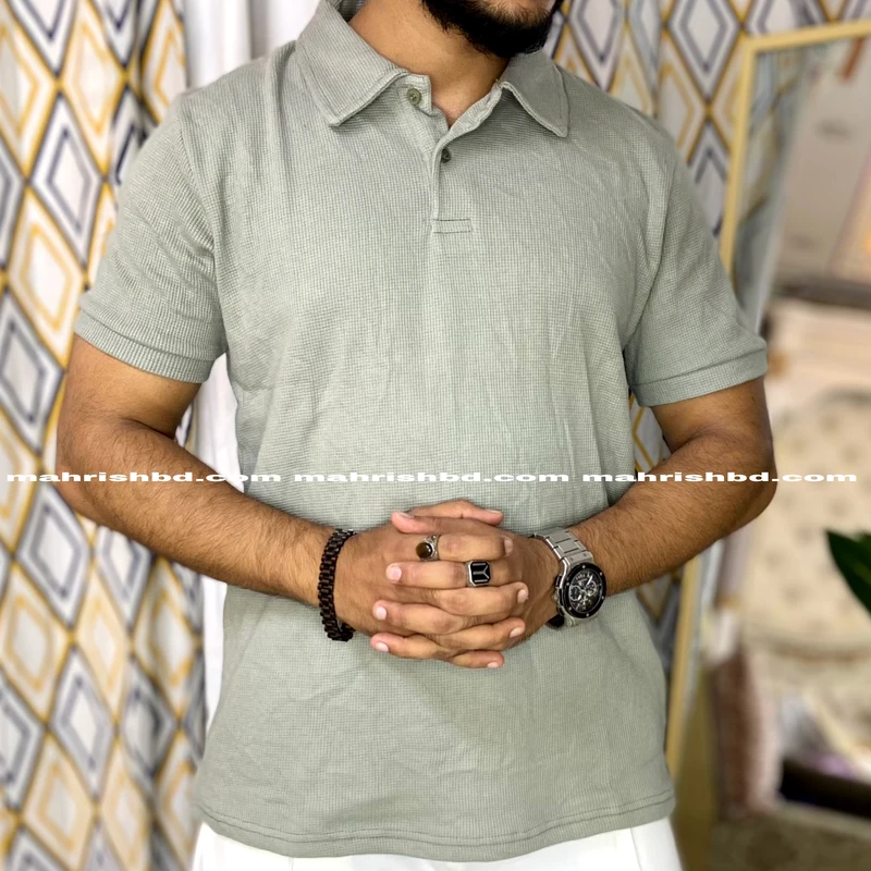 Button polo T Shirt - Image 4