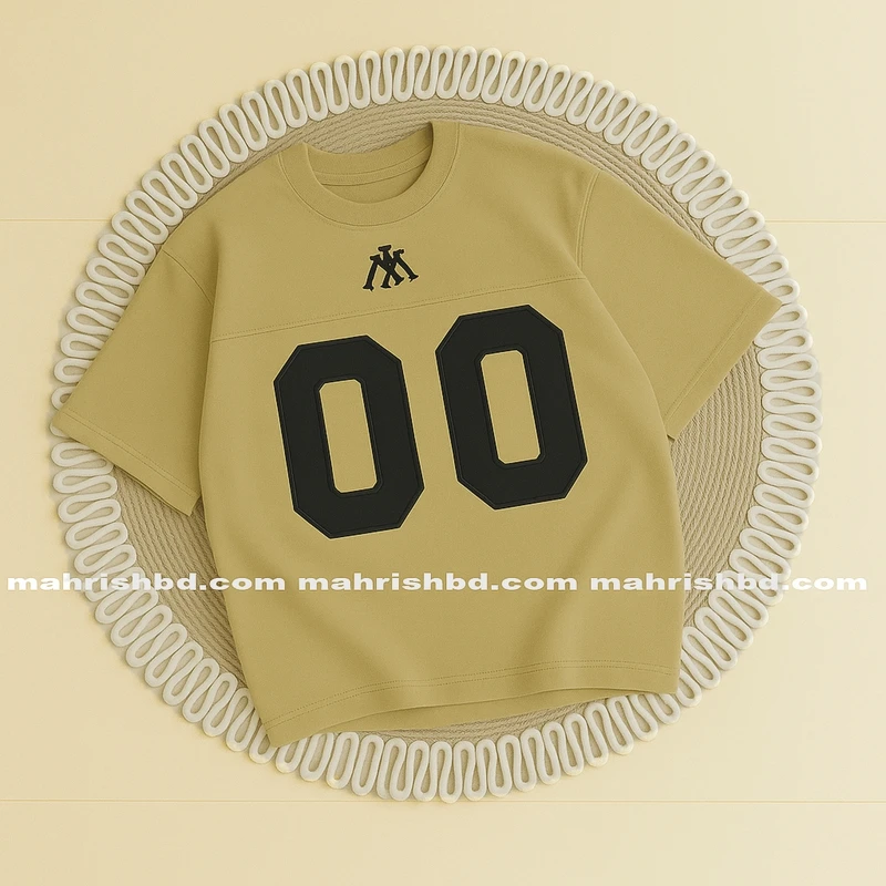 Embroidery Drop Shoulder T Shirt - Image 4