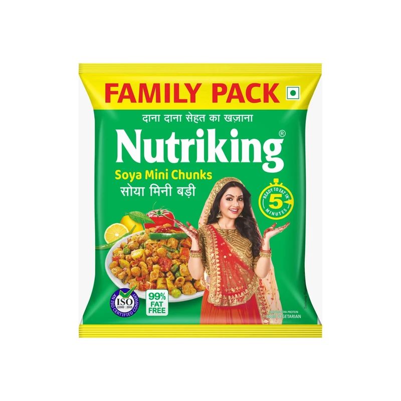 Nutriking Mini Soya Chunks 500 gm