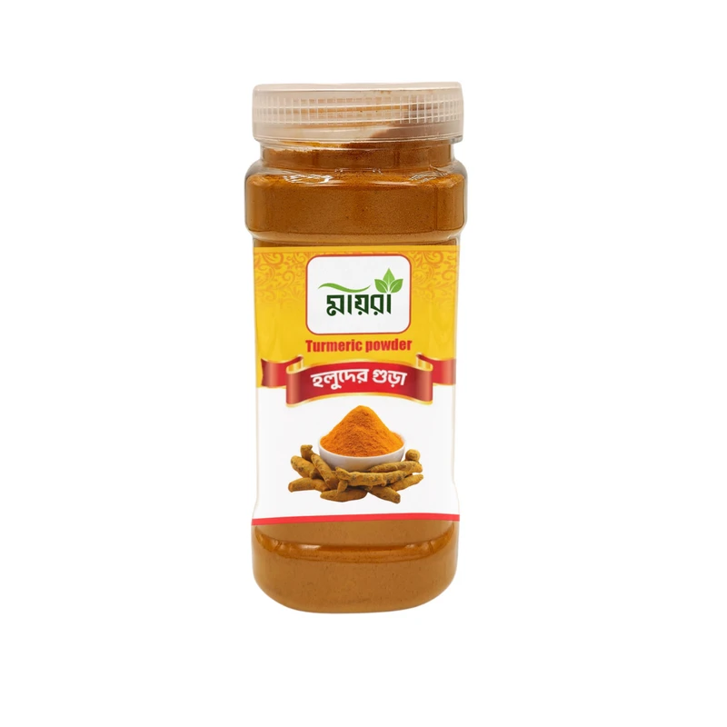 Maira Raw Turmeric Powder – 100% Pure Kacha Holud Gura (Chemical-Free) 200 Gram
