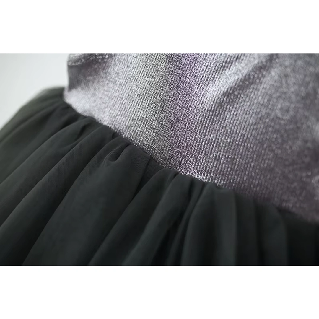 Elegant Summer Lace Dress for Girls – Back Bow Design & Flowy Skirt - Image 3