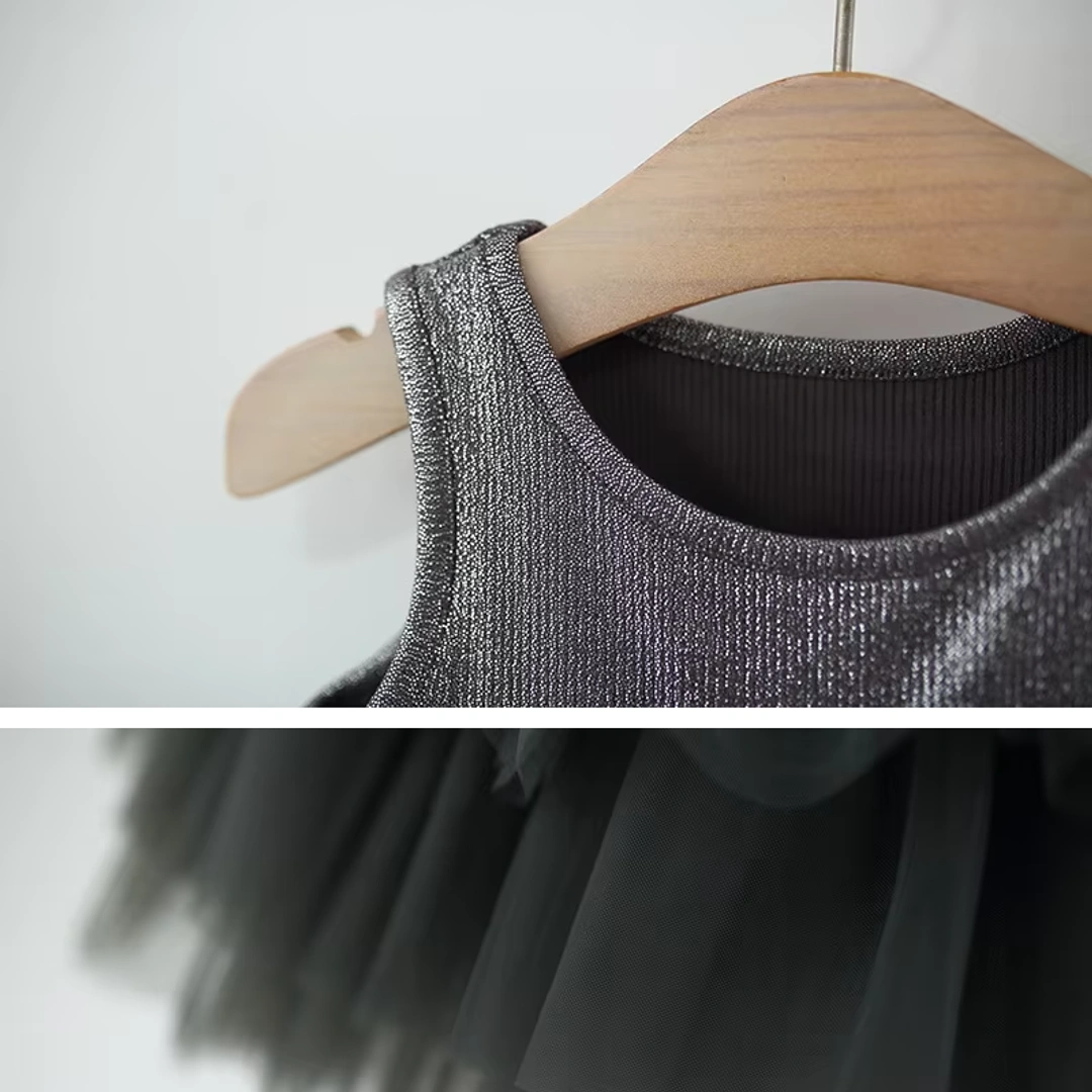 Elegant Summer Lace Dress for Girls – Back Bow Design & Flowy Skirt - Image 4