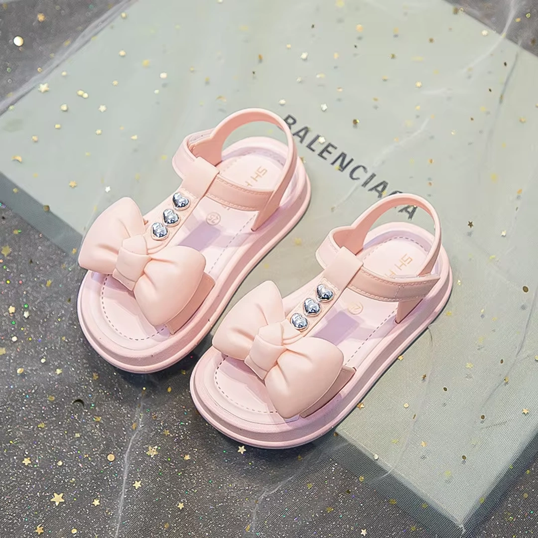 Baby Bowknot Pearl Sandals for Girls