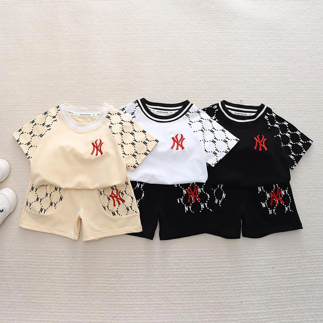 Baby Kids NY Style Premium T-Shirt & Shorts Set