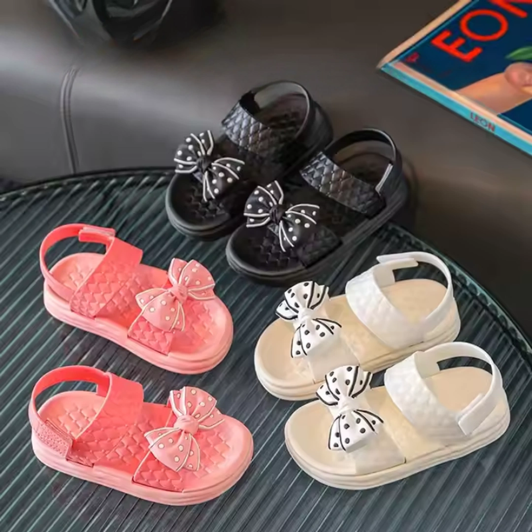 Lightweight Baby Girl Bow Sandals