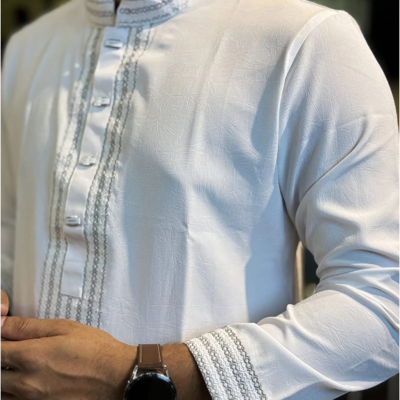 Premium White Colour Panjabi