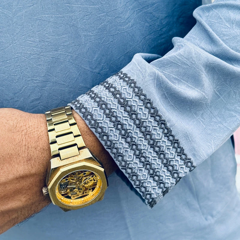 Premium Sky Blue Colour Panjabi