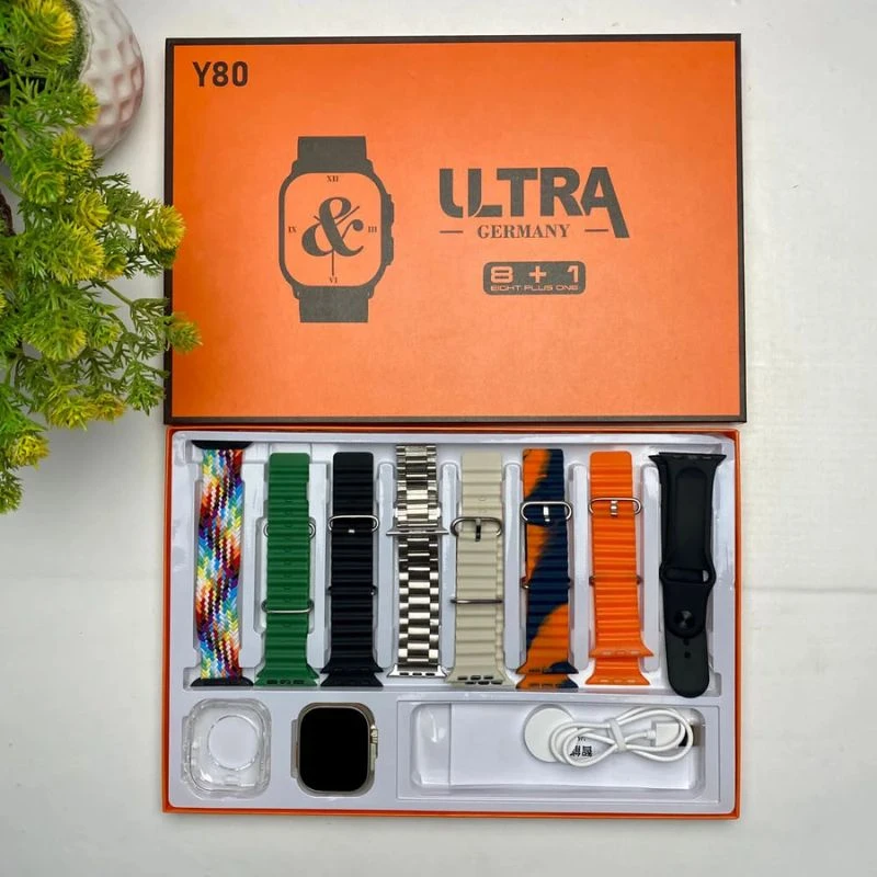 Y80 Ultra Smartwatch (8+1 Strap Special Edition) | Mega Nest BD