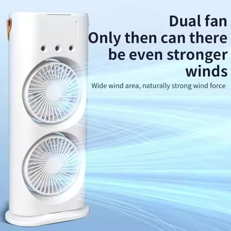 Dual Head Spray Tower Fan with Control Mist Humidifier | Mega Nest BD