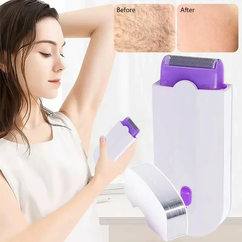 Women 2-in-1 Rechargeable Hair Remover Trimmer (Painless & Instant) - Image 3