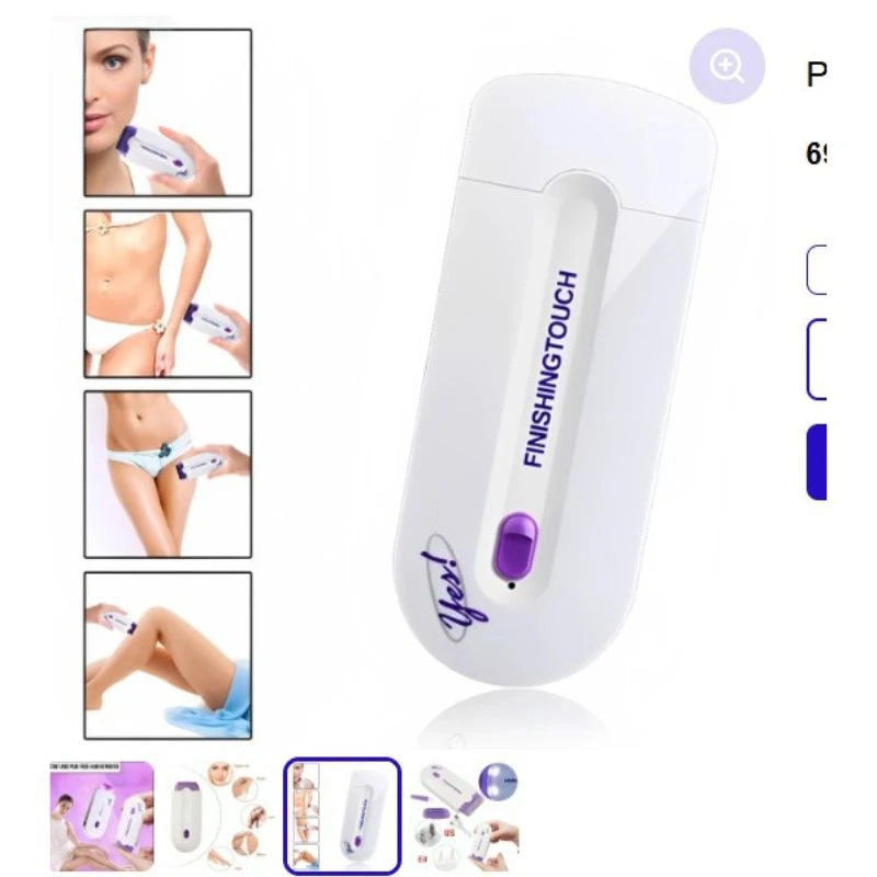 Women 2-in-1 Rechargeable Hair Remover Trimmer (Painless & Instant) - Image 4