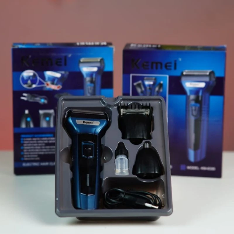 Kemei KM-6330 – 3-in-1 Electric Grooming Kit Trimmer | Mega Nest BD - Image 7