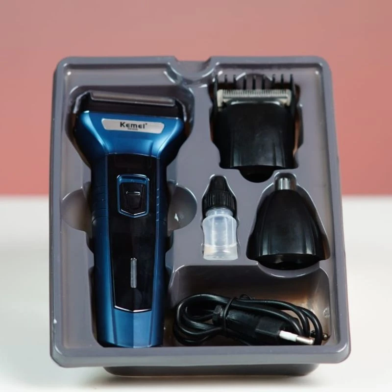 Kemei KM-6330 – 3-in-1 Electric Grooming Kit Trimmer | Mega Nest BD - Image 8