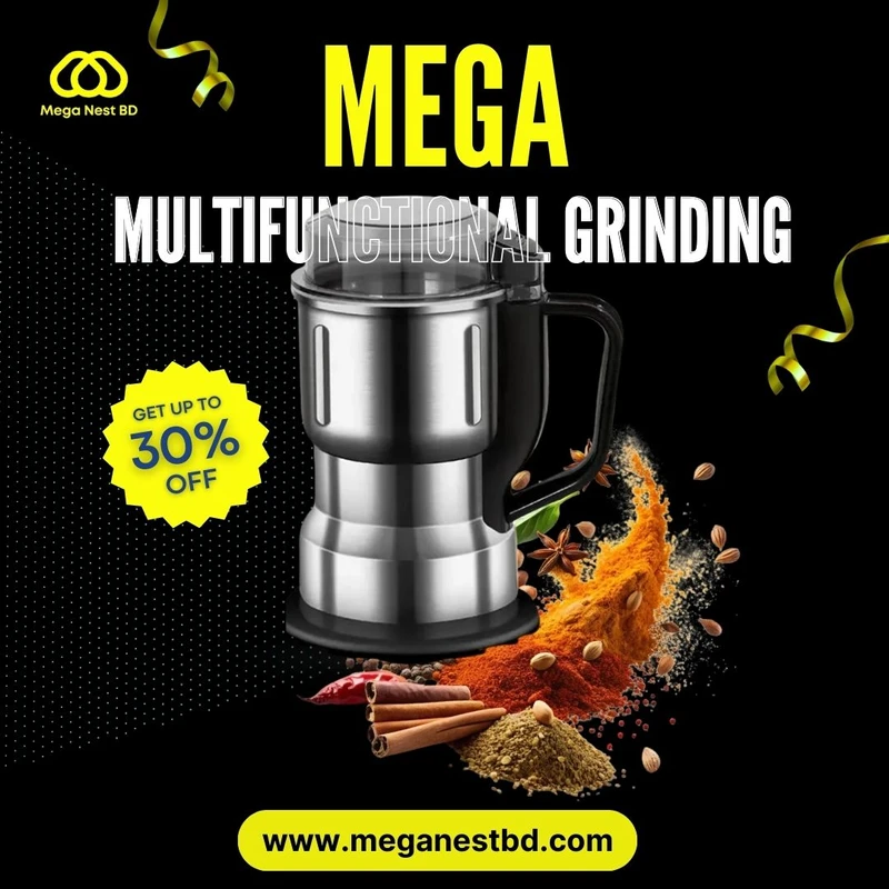 Multifunctional Food Grinder – 1200 Watt Price in Bangladesh | Best Electric Grinder for Kitchen - Image 3