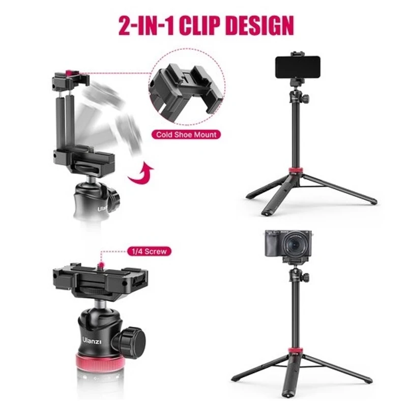 Ulanzi MT-44 Extendable Vlog Tripod with 360° Ball Head | Mega Nest BD - Image 5
