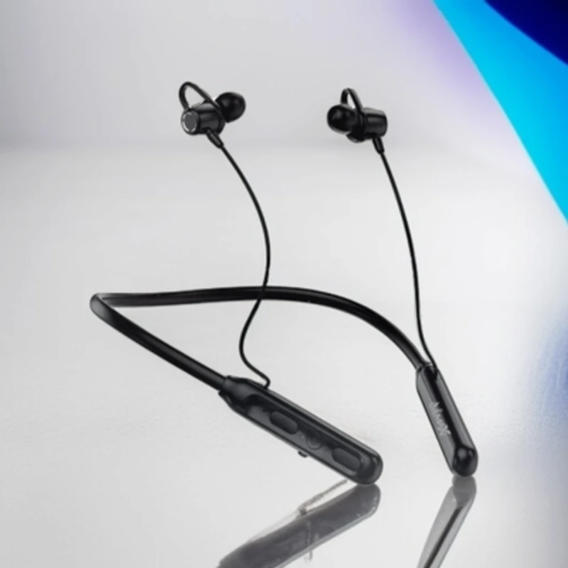 Mmax MX-80 Neckband Bluetooth Earphone – 55 Hours Backup with Voice Changer | Mega Nest BD