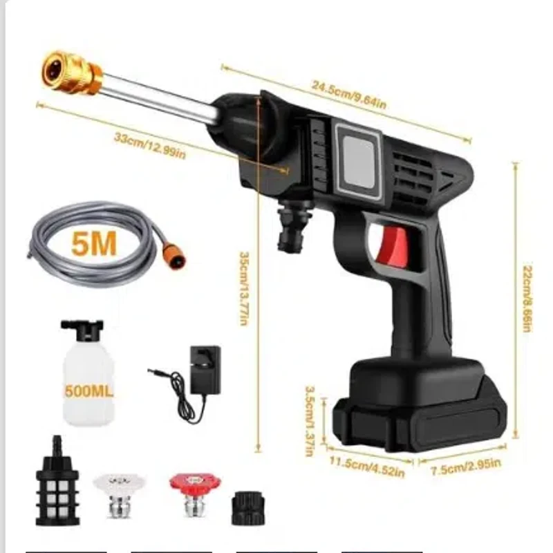 Rechargeable Car washer Gun Machine - Image 4