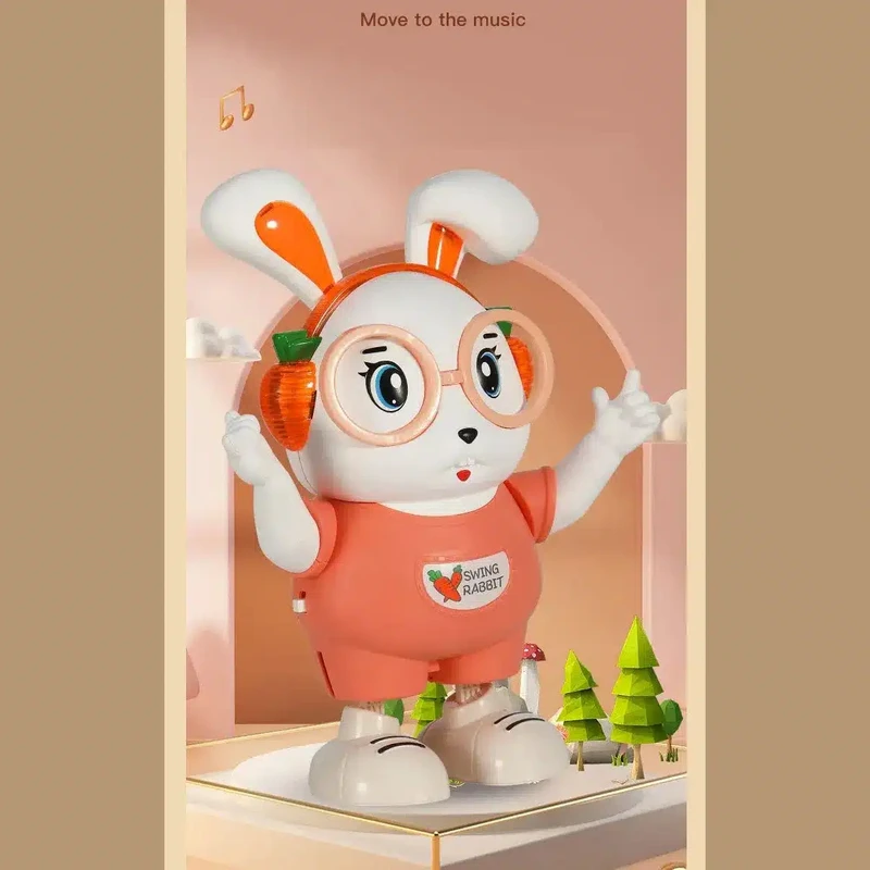 Dancing & Lighting Rabbit Musical Toy - Image 3