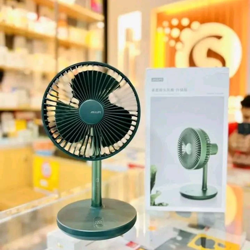 JISULIFE FA13P Rechargeable Desk Fan 8000mAh- Green Color