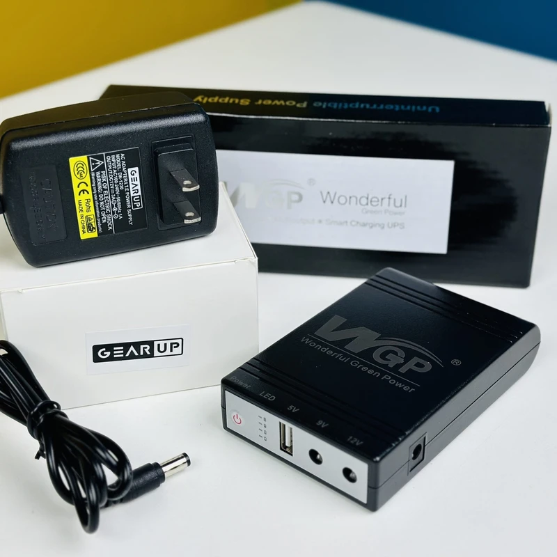 WGP mini UPS 10400mAh – With 1 Year Warranty – Black