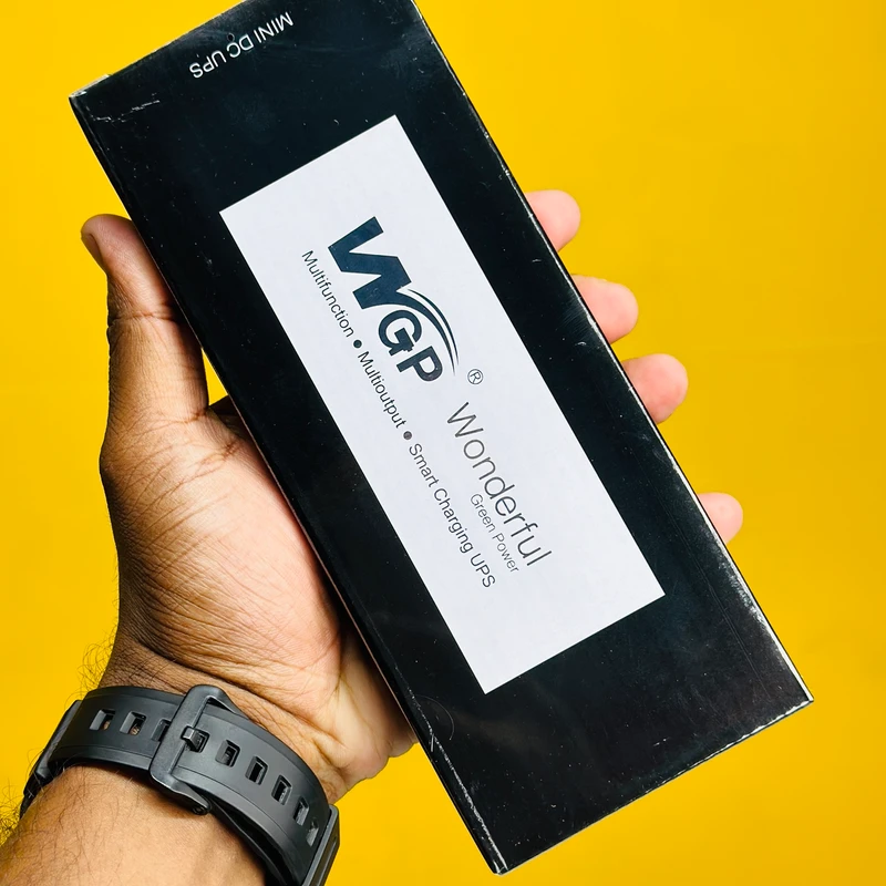 2024 NEW Model! WGP mini UPS 5/9/12V (10400mAh) + GearUP 12V/3A Adapter
