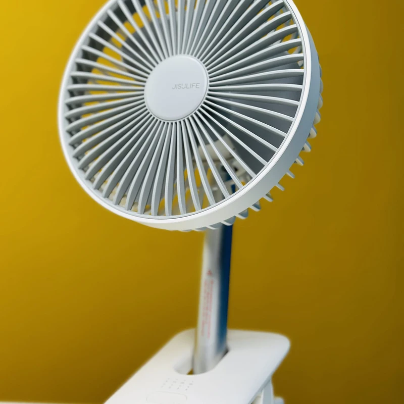 JISULIFE FA13R Rechargeable Clip Fan (8000mAh)- White Color