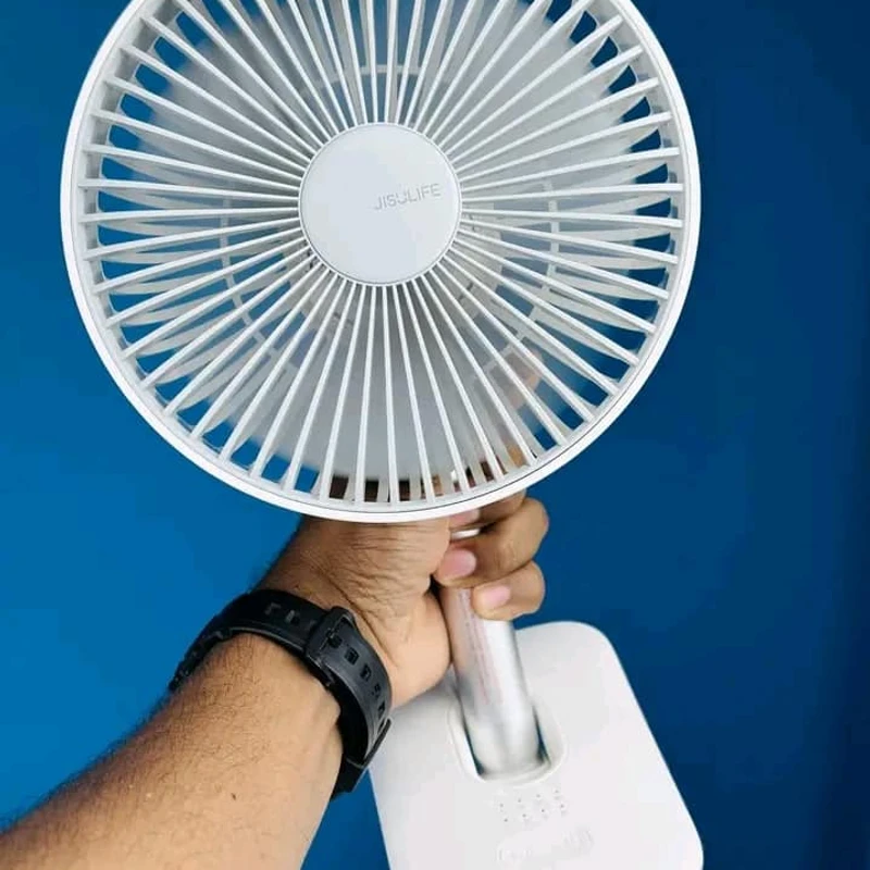 JISULIFE FA13R Rechargeable Clip Fan (8000mAh)- White Color