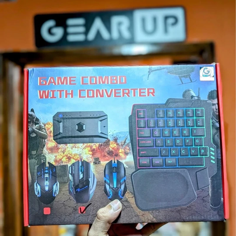 GearUP K190 Mobile Gaming RGB Keyboard & Mouse Combo